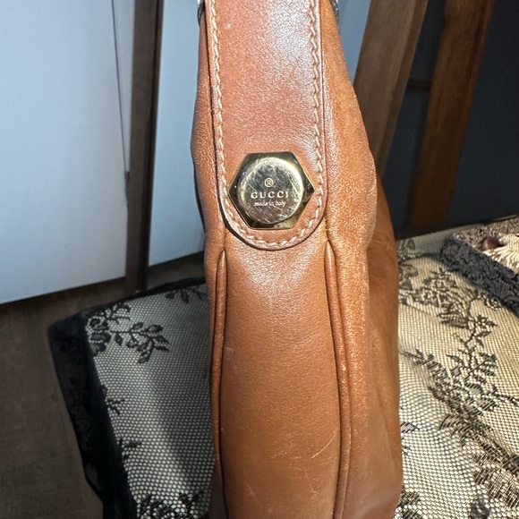 Vintage Gucci Authentic Charmy hobo brown leather bag - Picture 3 of 5